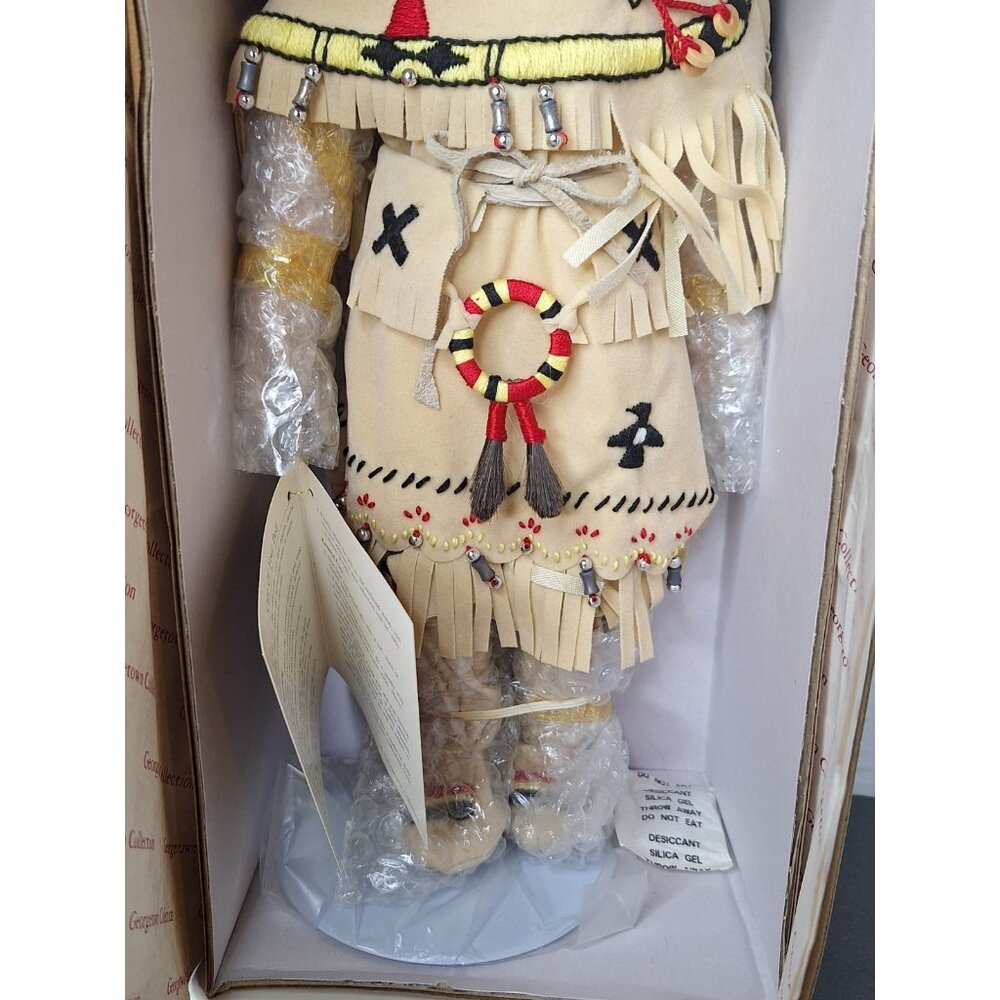 Georgetown Collection Artist's Edition Carol Theroux Buffalo Child PorcelainDoll - Picture 4 of 15